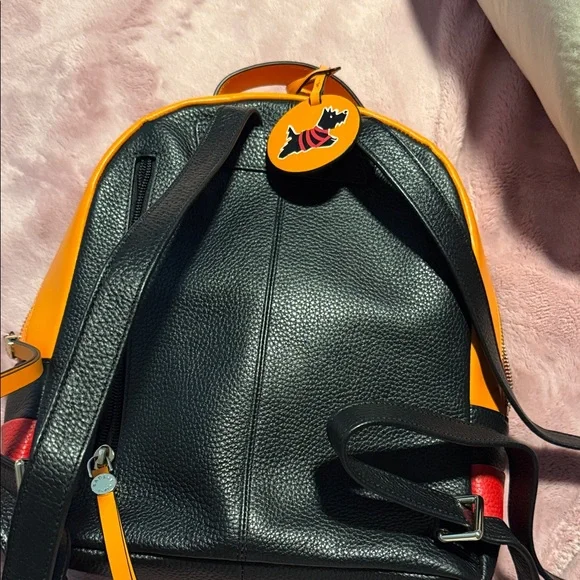 Radley London Red and Black Striped Backpack - Picture 5 of 6